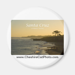 Santa- Cruzsonnenuntergang-Kalifornien-Produkte Magnet