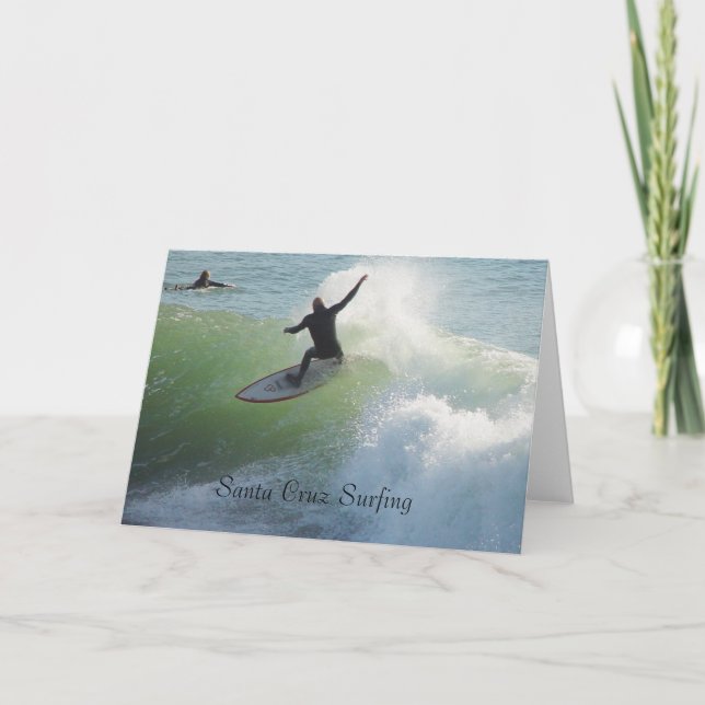 Santa- Cruzsurfen Karte (Vorderseite)