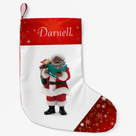 Santa Custom Weihnachtsmann-Strumpf Kleiner Weihnachtsstrumpf