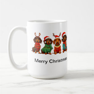 Santa Dackeln Kaffeetasse