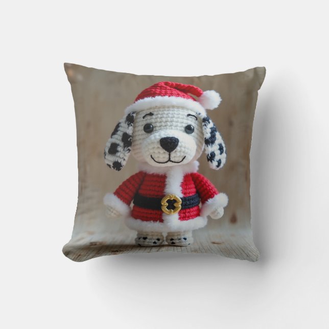 Santa Dalmatiner Cushion Kissen (Vorderseite)