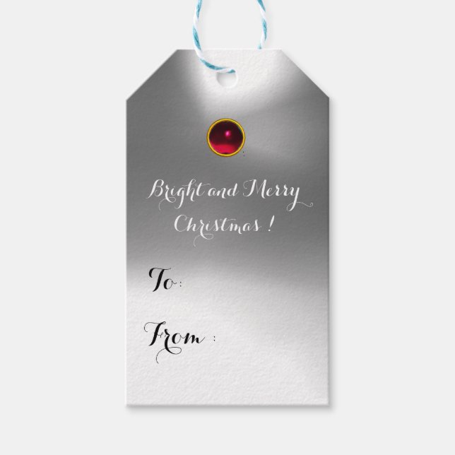 SANTA DER GNOME GESCHENKANHÄNGER (Vorderseite)