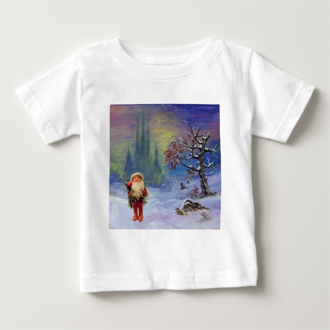 SANTA DER GNOMES BABY T-SHIRT (Vorderseite)