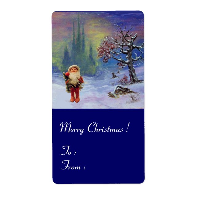 SANTA DER GNOMES Blue Winter Holiday Weihnachten (Vorne)