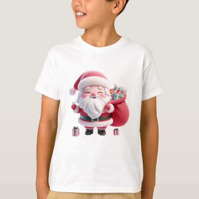Santa Design T - Shirt (Vorderseite)