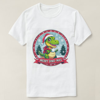 Santa Dinosaur Weihnachten – Lustiges fröhliches D T-Shirt