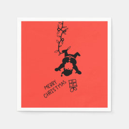 Santa Distribution Gifts Serviette