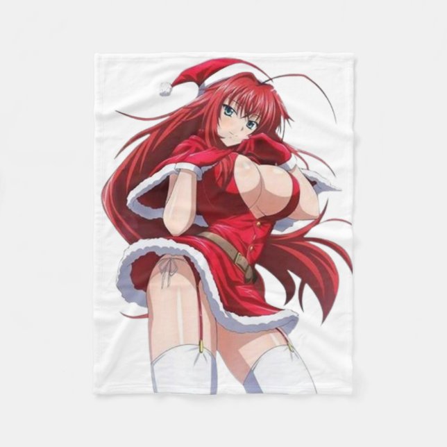 Santa Diva Anime-Winter-Outfit - Fleece-Decke Fleecedecke (Vorderseite)