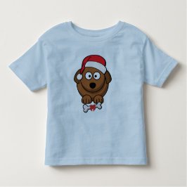 Santa Dog Kleinkind T-shirt