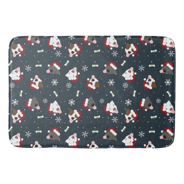Santa Dogs Badematte (Vorderseite)