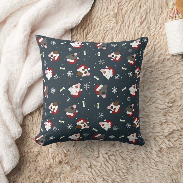 Santa Dogs Kissen (Decke)