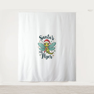 Santa Dragonfly Wandteppich
