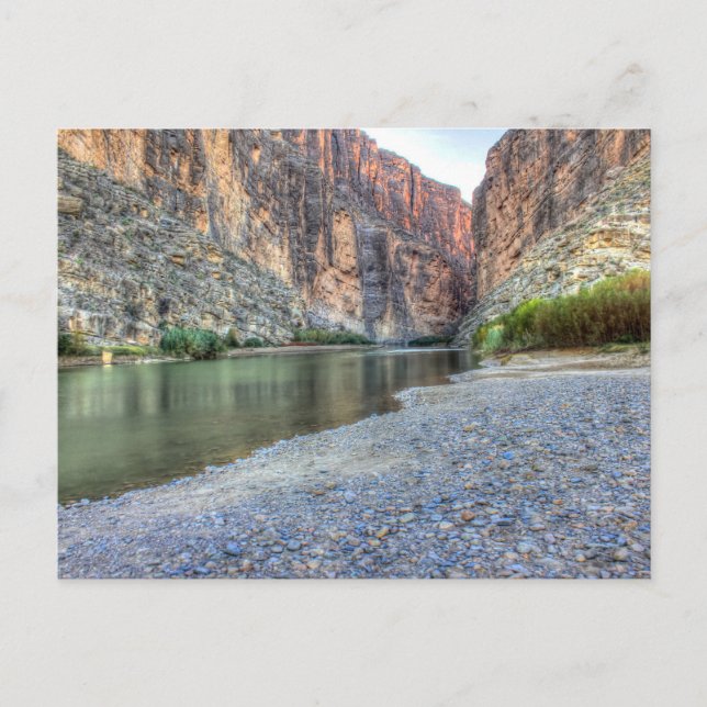 Santa Elena Canyon, Big Bend Nationalpark Postkarte (Vorderseite)