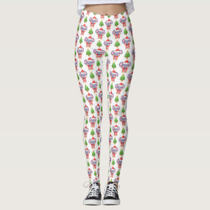 Santa Elephant Chic Weihnachtsfeiertag Leggings