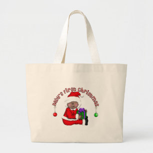 Santa Elf Baby T - Shirt und Geschenke Jumbo Stoffbeutel