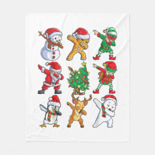 Santa Elf Freunde Weihnachtsjunge Männer Männer Fleecedecke