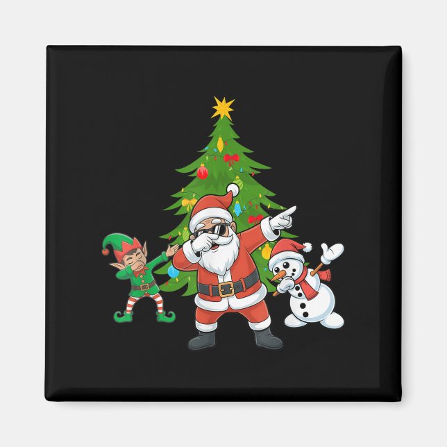 Santa Elf Freunde Weihnachtsmänner Xma Magnet (Vorne)