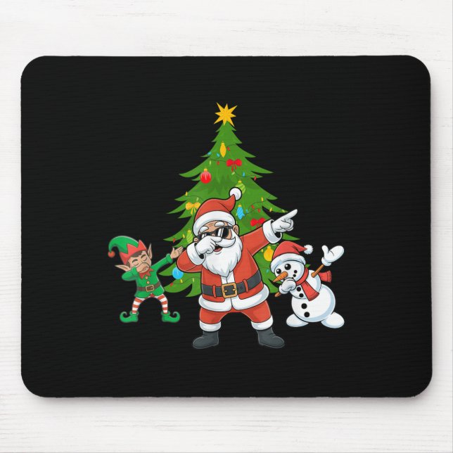 Santa Elf Freunde Weihnachtsmänner Xma Mousepad (Vorne)