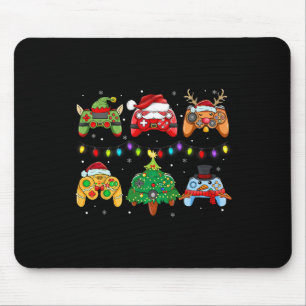 Santa Elf Gaming Controller Snowman Boys Kinder Mousepad
