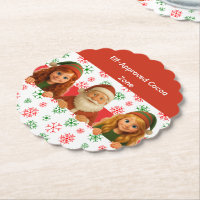 Santa & Elf Gesichter | Nordpol-Spaß Weihnachtspap