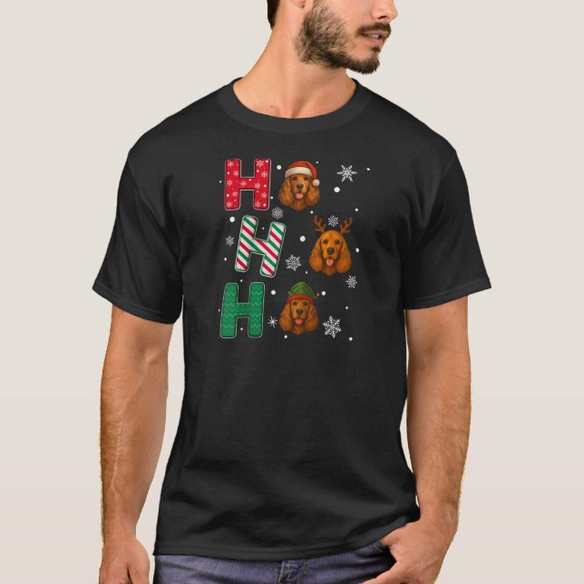 Santa-Elf-Raglan-Baseball-Shirt T-Shirt (Vorderseite)
