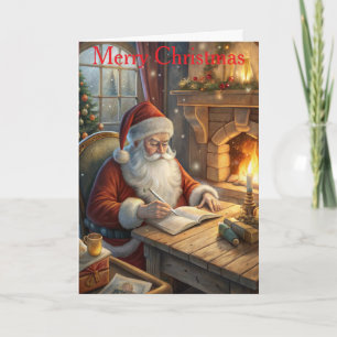 Santa entspannt sich zu Weihnachten