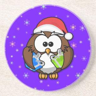 Santa Eule Untersetzer