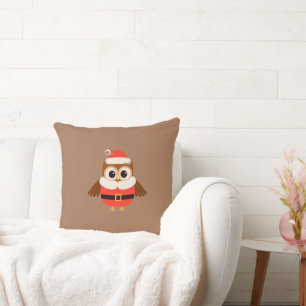 Santa-Eulen-Kissen Kissen