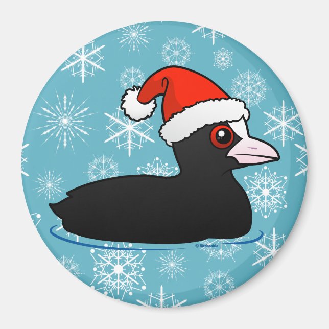 Santa Eurasian Coot Magnet (Vorne)