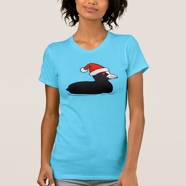 Santa Eurasian Coot T-Shirt (Vorderseite)