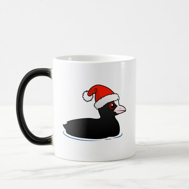 Santa Eurasian Coot Verwandlungstasse (Links)