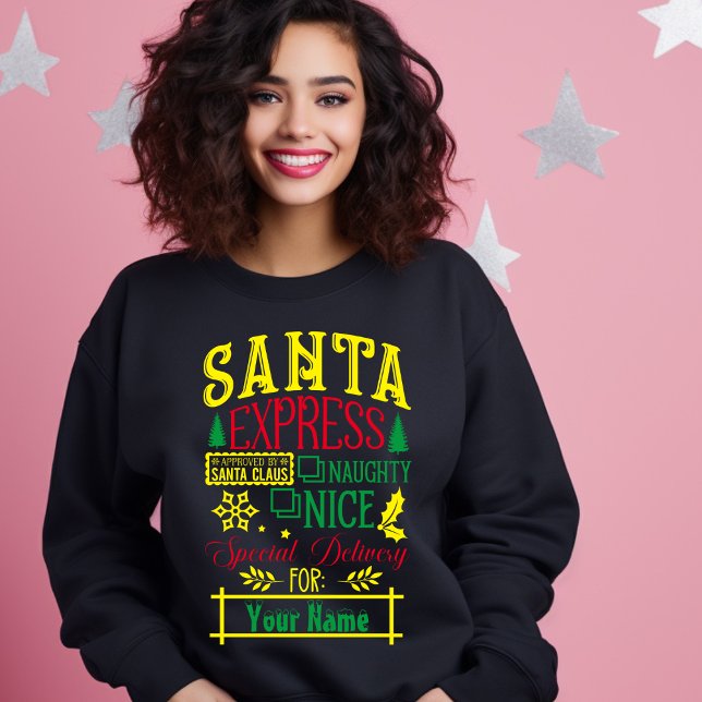 Santa Express, von Weihnachten für Sie genehmigt Sweatshirt (Von Creator hochgeladen)
