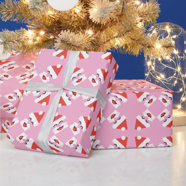 Santa Face Geschenkpapier (Feiertage)
