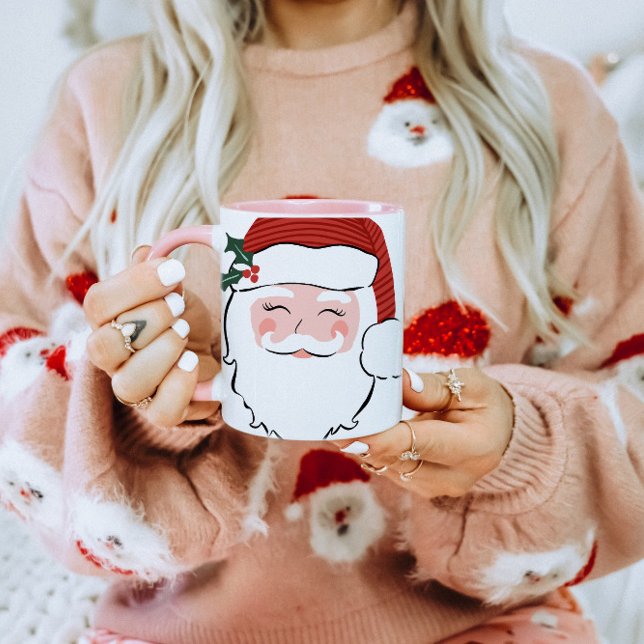 Santa Face | Ho, Ho, Ho Tasse (Von Creator hochgeladen)