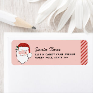 Santa Face Rosa und Rot
