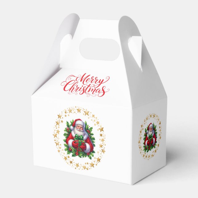Santa Favor Geschenkbox Geschenkschachtel (Vorderseite)