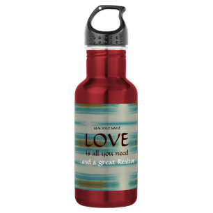 Santa Fe Abstract Art Makler Gym Wasserflasche