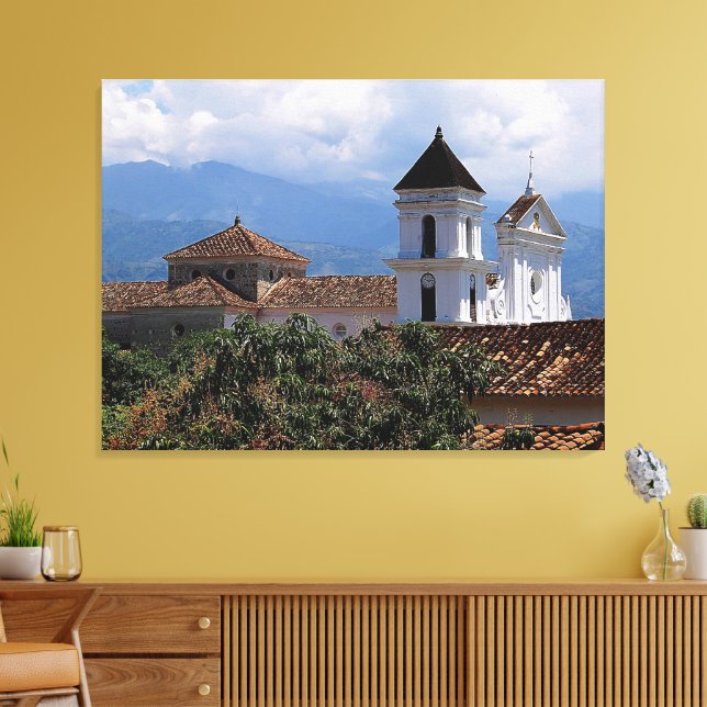 Santa Fe Antioquia Canvas Print Leinwanddruck (Insitu (Wohnzimmer))