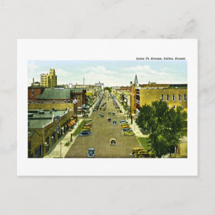 Santa Fe Avenue, Salina, Kansas Postkarte