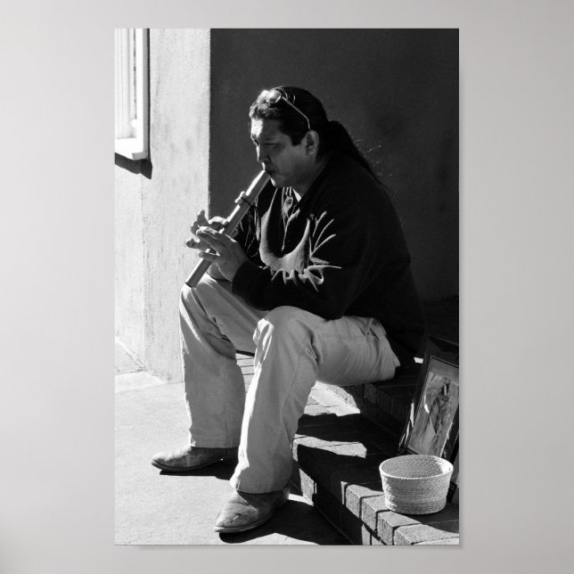 Santa Fe Flutist Poster (Vorne)