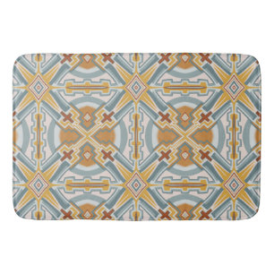 Santa Fe Geometric Tile Pattern Badematte