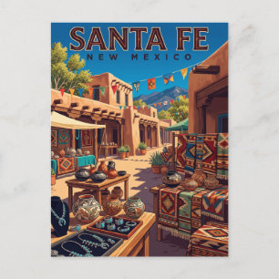 Santa Fe Indian Market New Mexico Postkarte