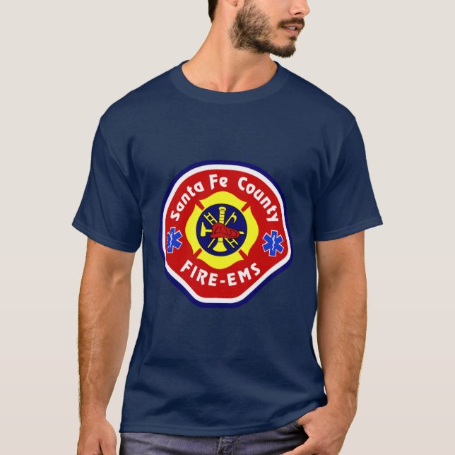 Santa Fe Landkreis Fire-EMS T-Shirt (Vorderseite)