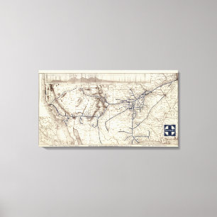 Santa Fe Leinwanddruck