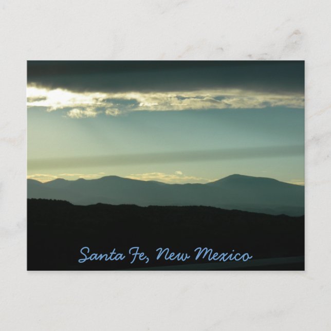 Santa Fe Mountains Postkarte (Vorderseite)