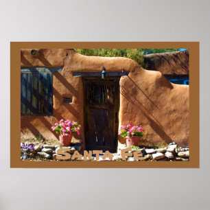 Santa Fe New Mexico Architektur Poster