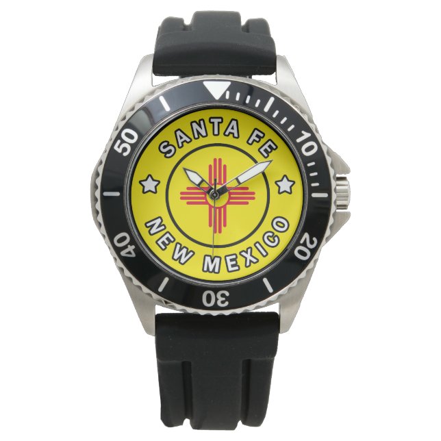 Santa Fe New Mexico Armbanduhr (Vorderseite)