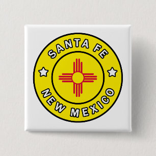 Santa Fe New Mexico Button