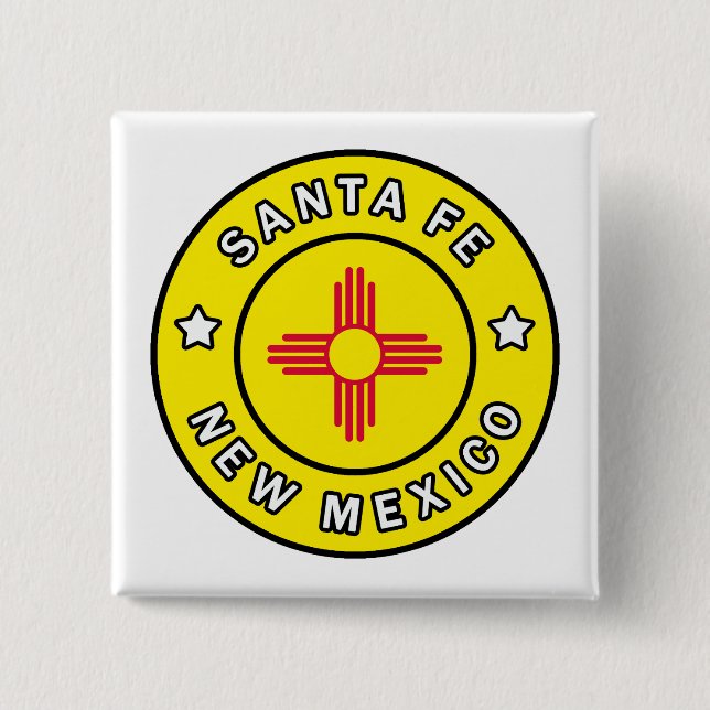 Santa Fe New Mexico Button (Vorderseite)
