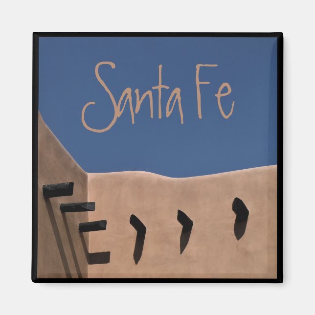 Santa Fe New Mexico Designer Magnet (Vorne)